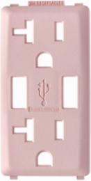 Renu 20 Amp USB Charger GFCI Outlet Color Change Kit, Fresh Pink Lemonade