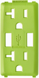 RENU 20 Amp USB Charger GFCI Outlet Color Change Kit - Granny Smith Apple