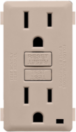 Renu 15 Amp Tamper-Resistant GFCI Outlet Color Change Kit, Café Latte