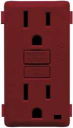 RENU 15 Amp Tamper-Resistant GFCI Color Change Faceplate, Deep Garnet