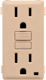 RENU 15 Amp Tamper-Resistant GFCI Color Change Faceplate, Dapper Tan