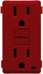 Renu 15 Amp Tamper-Resistant GFCI Color Change Kit, Red Delicious