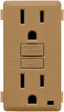 Renu 15A Tamper-Resistant GFCI Color Change Kit, Warm Caramel