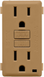 Renu 15A Tamper-Resistant GFCI Color Change Kit, Warm Caramel