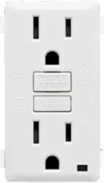 Renu 15 Amp Tamper-Resistant GFCI Outlet Color Change Kit, White on White