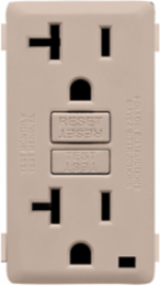 Renu 20 Amp Tamper-Resistant GFCI Outlet Color Change Kit, Café Latte