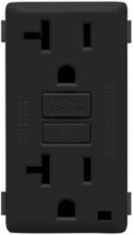 Renu 20 Amp Tamper-Resistant GFCI Outlet Color Change Kit, Onyx Black