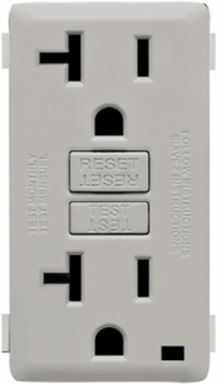 Renu 20 Amp Tamper-Resistant GFCI Color Change Kit, Pebble Grey