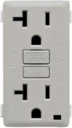 Renu 20 Amp Tamper-Resistant GFCI Color Change Kit, Pebble Grey