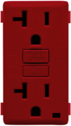 Renu 20 Amp Tamper-Resistant GFCI Outlet Color Change Kit, Red Delicious