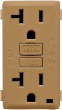 Renu 20 Amp Tamper-Resistant GFCI Color Change Kit, Warm Caramel