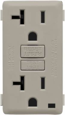Renu 20 Amp Tamper-Resistant GFCI Outlet Color Change Kit, Wood Smoke