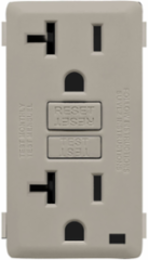 Renu 20 Amp Tamper-Resistant GFCI Outlet Color Change Kit, Wood Smoke