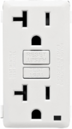 Renu GFCI 20 Amp Tamper-Resistant Color Change Kit, White on White