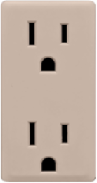Renu 15 Amp Tamper-Resistant Outlet Faceplate Color Change Kit, Café Latte