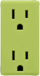Renu 15 Amp Tamper-Resistant Outlet Color Change Kit, Granny Smith Apple