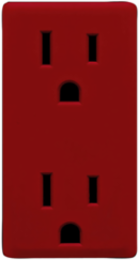 Renu 15 Amp Tamper-Resistant Outlet Color Change Kit, Red Delicious