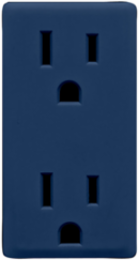 Renu 15 Amp Tamper-Resistant Outlet Color Change Kit, Rich Navy