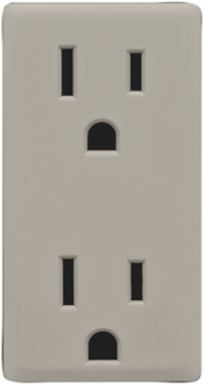Renu 15A Tamper-Resistant Outlet Color Change Kit, Wood Smoke
