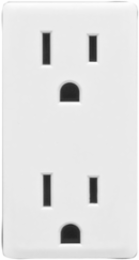 Renu 15 Amp Tamper-Resistant Outlet Faceplate Color Change Kit, White on White