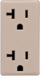 Renu 20 Amp Tamper-Resistant Outlet Color Change Kit, Café Latte