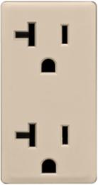 Renu 20 Amp Tamper-Resistant Outlet Faceplate Color Change Kit, Navajo Sand