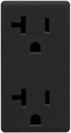 Renu 20 Amp Tamper-Resistant Outlet Color Change Kit, Onyx Black