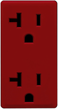 RENU 20 Amp Tamper-Resistant Outlet Color Change Kit, Red Delicious
