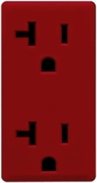 RENU 20 Amp Tamper-Resistant Outlet Color Change Kit, Red Delicious