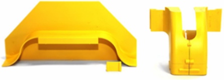 2x2 Side Drop-Off Kit, Yellow, RoHS Compliant, Australia Made