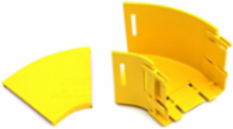 2x2 Horizontal Elbow, 45 Degree, Yellow, RoHS Compliant