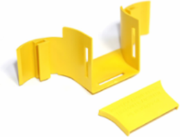 2 Inch x 2 Inch Outlet Trumpet, Yellow, RoHS Compliant