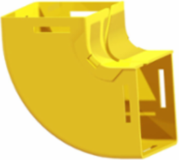 2x2 Vertical Elbow 90 Degree Retrofit, Yellow, RoHS Compliant