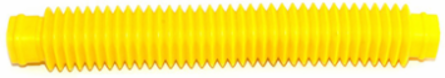 Square Convoluted Tube 30mm Dia, 350mm Length, Yellow, RoHS Compliant