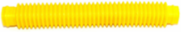 Square Convoluted Tube 30mm Dia, 350mm Length, Yellow, RoHS Compliant