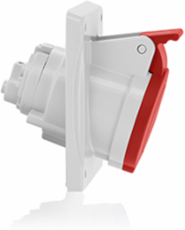 International Pin & Sleeve Outlet 32 Amp, 440-460 Volt, IP44, Industrial Grade, Red