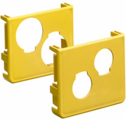 4x4 End Cap with 2 Knockouts (32mm) - RoHS Compliant