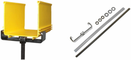 2x4 Raised Mounting Kit for Fiber Cable Management, RoHS Compliant