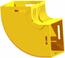 4x4 Vertical Elbow 90 Degree Up Retrofit Yellow RoHS Compliant