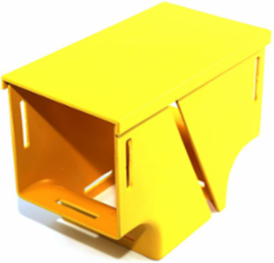 4x4 Vertical Tee Retrofit Yellow, RoHS Compliant, Made in Australia
