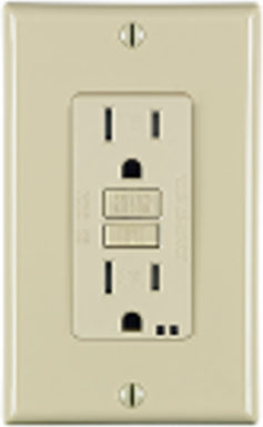 SmartlockPro 15 Amp GFCI Receptacle, Tamper-Resistant, 125 Volt, Slim Profile