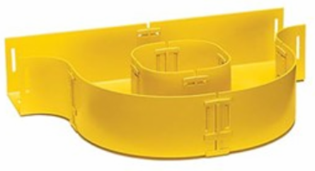 4x8 Fiber Storage Loop Offset, Yellow, RoHS Compliant