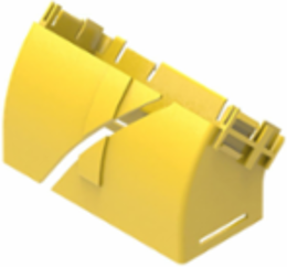 4x8 Vertical Elbow 45 Degree Down Retrofit Yellow, RoHS Compliant