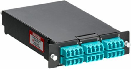 SDX Fusion Splice Module with 24-Fiber OM3 Pigtails and 40mm Sleeves