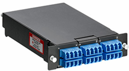 SDX Pigtail Fusion Splice Module with 24-Fiber OS2 Pigtails and 40mm Sleeves