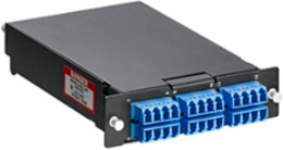 SDX Pigtail Fusion Splice Module with 24-Fiber OS2 Pigtails and 40mm Sleeves