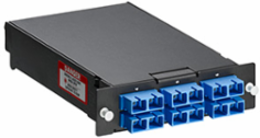 SDX Pigtail Fusion Metal Splice Module with 12-Fiber OS2 Pigtails & 40mm Sleeves
