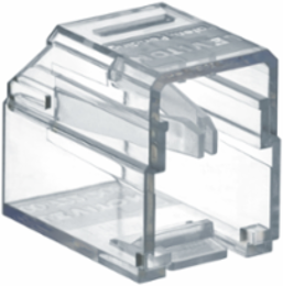Secure RJ Housing, Clear color transparent (Pack of 48 housings and 1 color matched extraction tool)