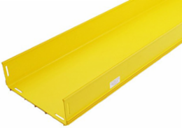 4x12 Solid Duct without Cover, Yellow - RoHS Compliant, Australia Made