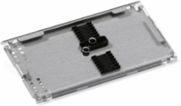 4 Inch x 7 Inch Heat Shrink Splice Tray with Plastic Holders (up to 12 Fibers)